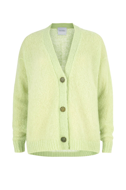 Melody Mohair Strickjacke Zitrone 