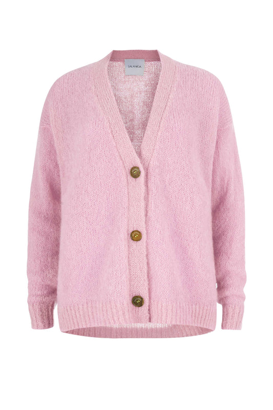 Melody Mohair Strickjacke Rosa 