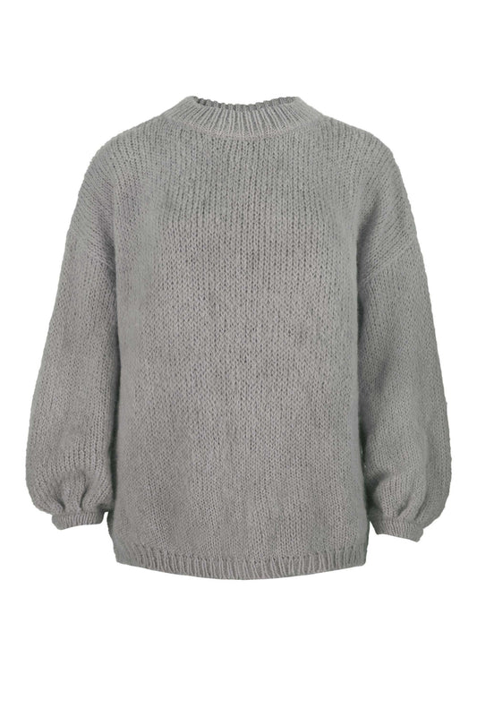 Melody Mohairpullover Grau