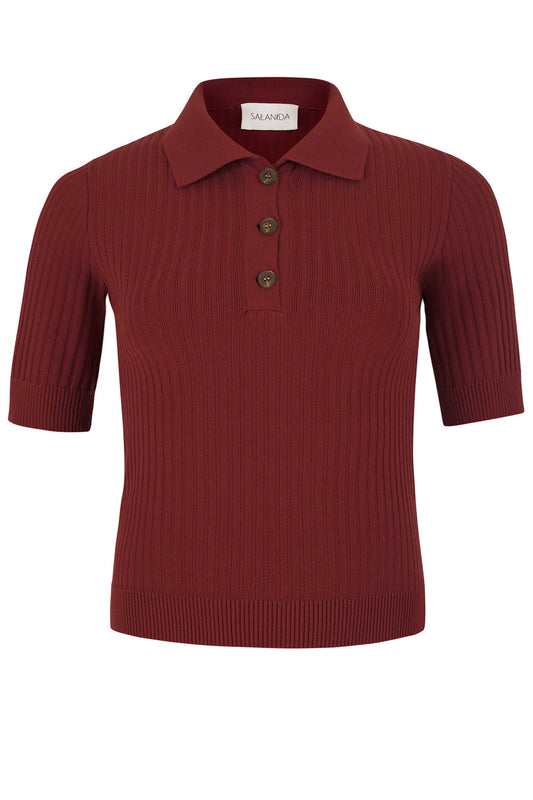 Madonna Poloshirt Burgund