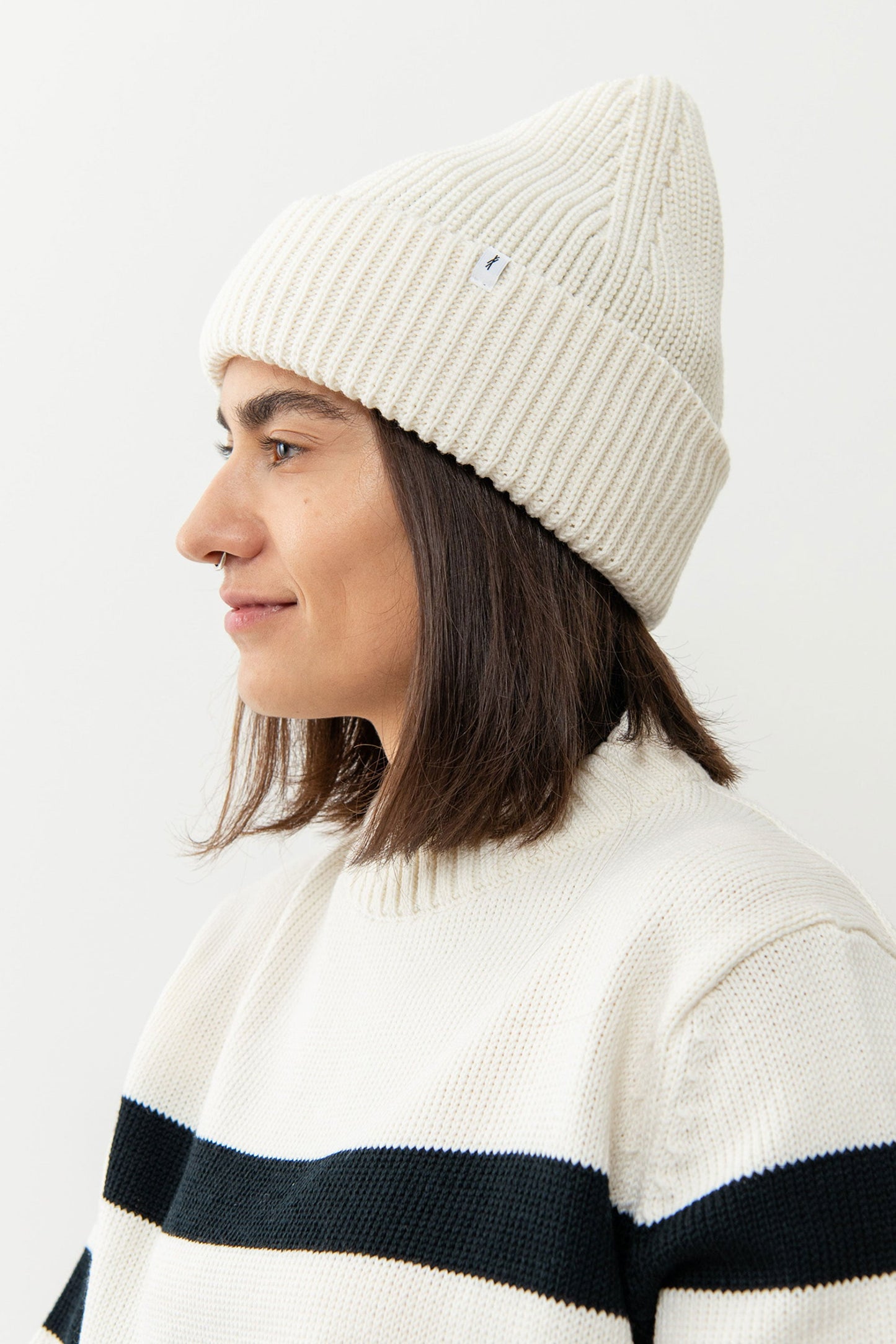 Rotondo 100% Merino Hat White