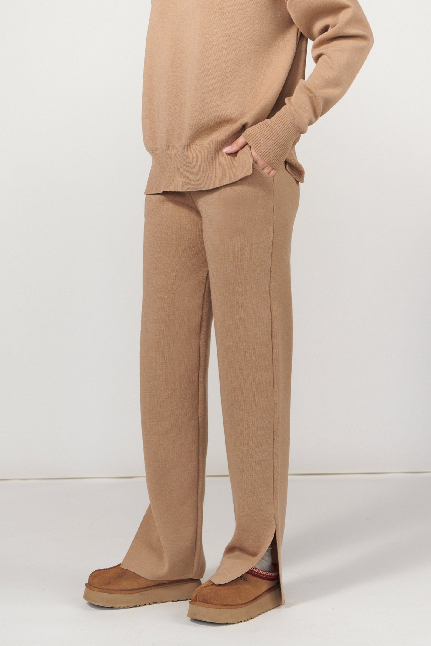 Ora 100% Merino Hose Beige