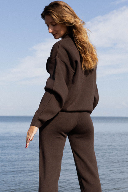 Ora 100% Merino Hose Schokolade