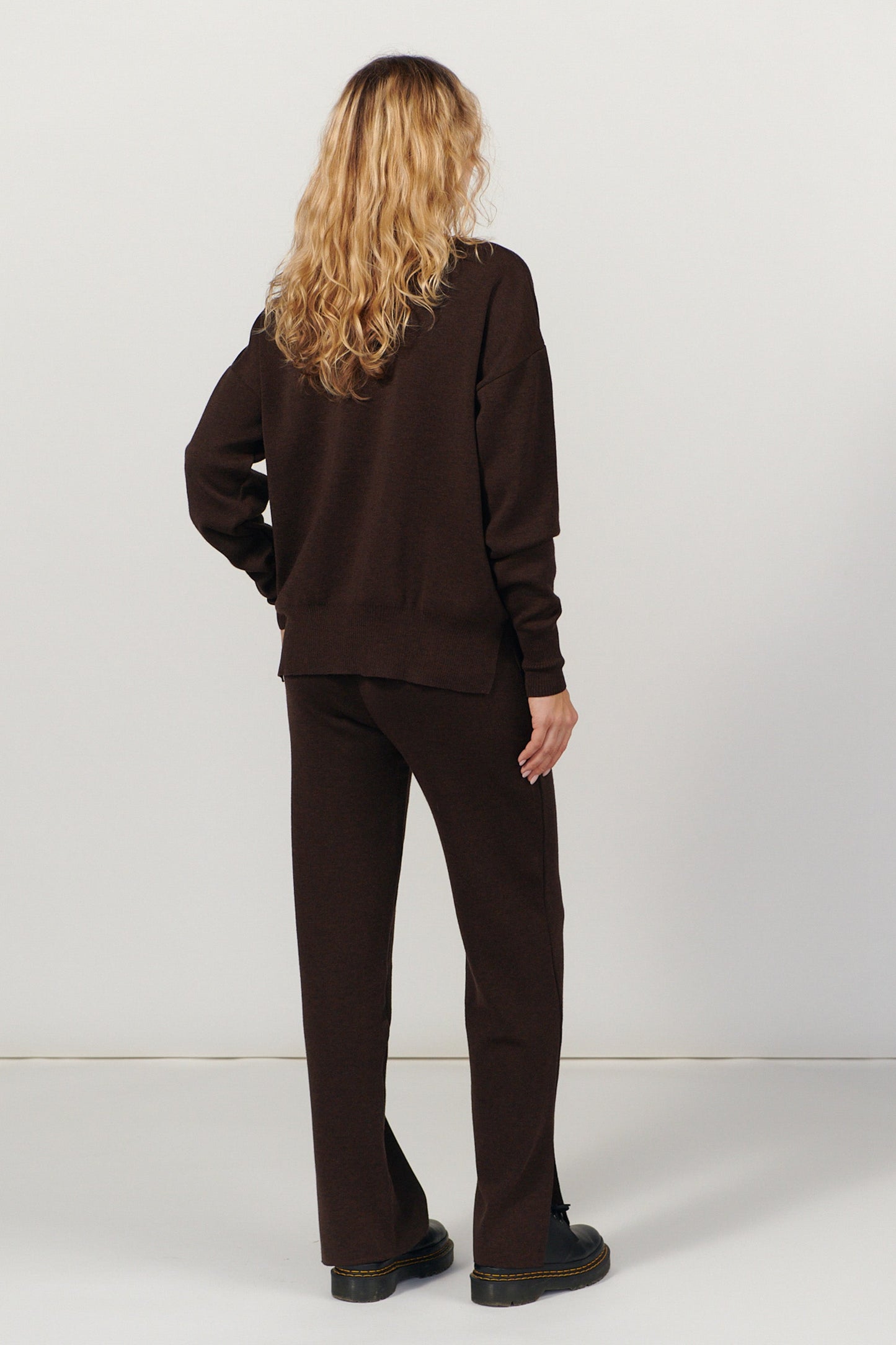 Ora 100% Merino Hose Schokolade