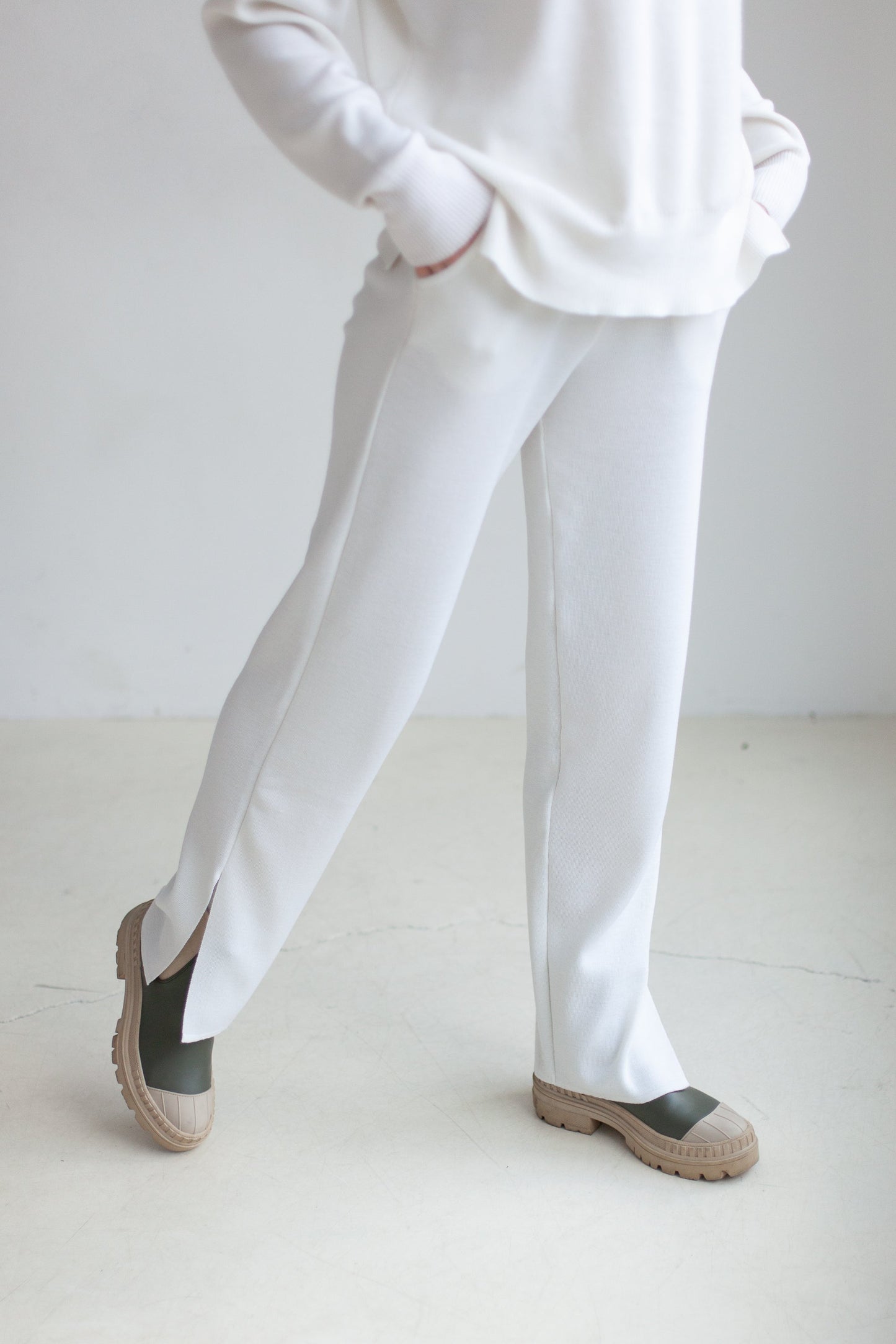 Ora 100% Merino Hose Weiß