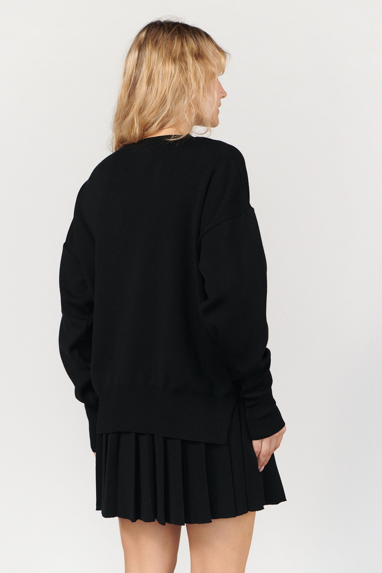 Rotondo 100% Merino Jumper Black