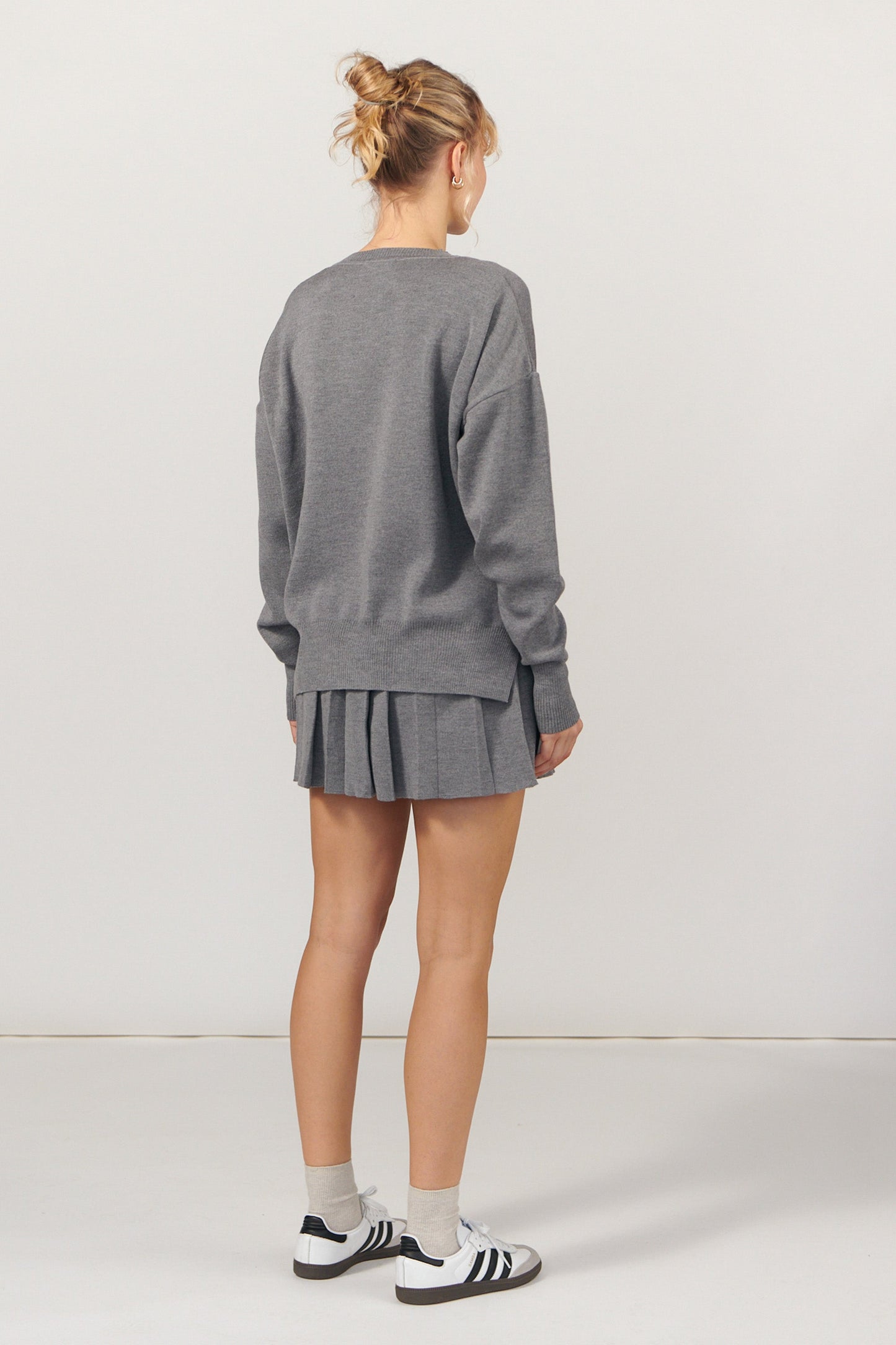 Rotondo 100% Merino Jumper Light Grey