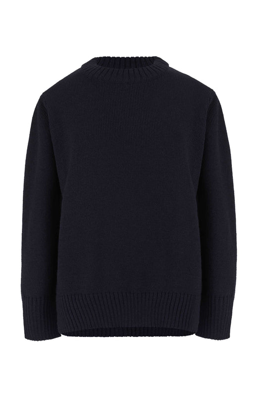 Marina 100% Merino Pullover Schwarz 