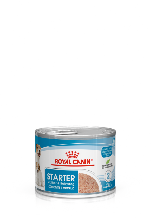 Royal Canin Size Health Nutrition Starter Mother & Babydog 195g - Šlapias maistas šuniukų motinoms ir mažyliams