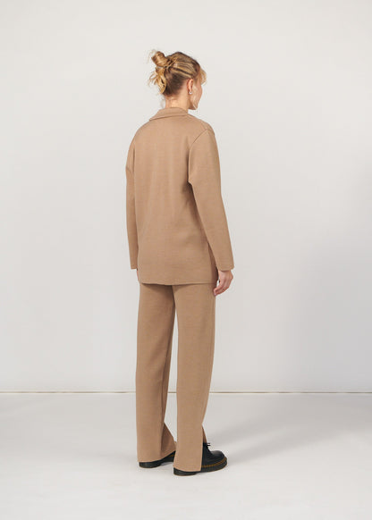 Ora, Forza & Galante 100% Merino Co-ord in Beige