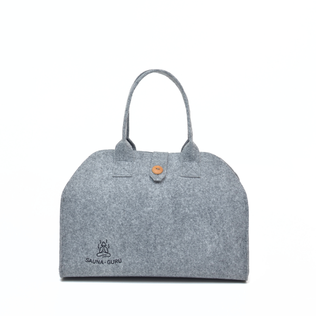 Premium Wool Felt Sauna Bag – Handmade, Stylish & Eco-Friendly