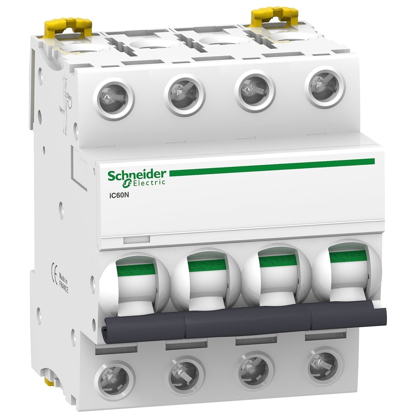 A9F74425 Schneider Electric Miniatur-Leistungsschalter (MCB), 25 A, 4-polig, 400 V, C-Kurve