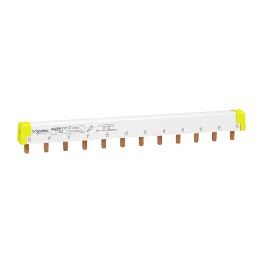 A9XPH312 Acti9 - Kammsammelschiene - 3L - 18 mm Abstand - 12 Module - 100A