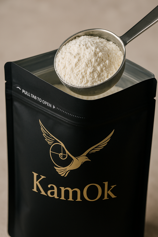 Šaukštelis su produktu