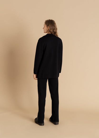 Ora, Forza & Galante 100% Merino Co-ord in Black