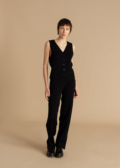 Ora, Forza & Galante 100% Merino Co-ord in Black