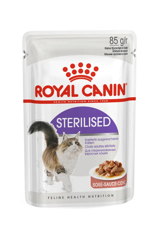 Sterilised Gravy - Wet Food for Sterilised Cats 12x85g