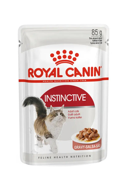 Влажный корм для взрослых кошек Instinctive Gravy, 12 х 85 г.