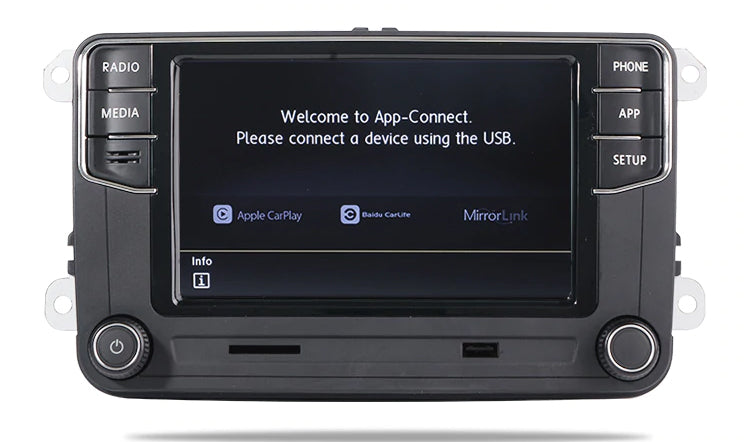 Volkswagen VW RCD 330G CarPlay and Android Car Navigation System Multimedia GPS