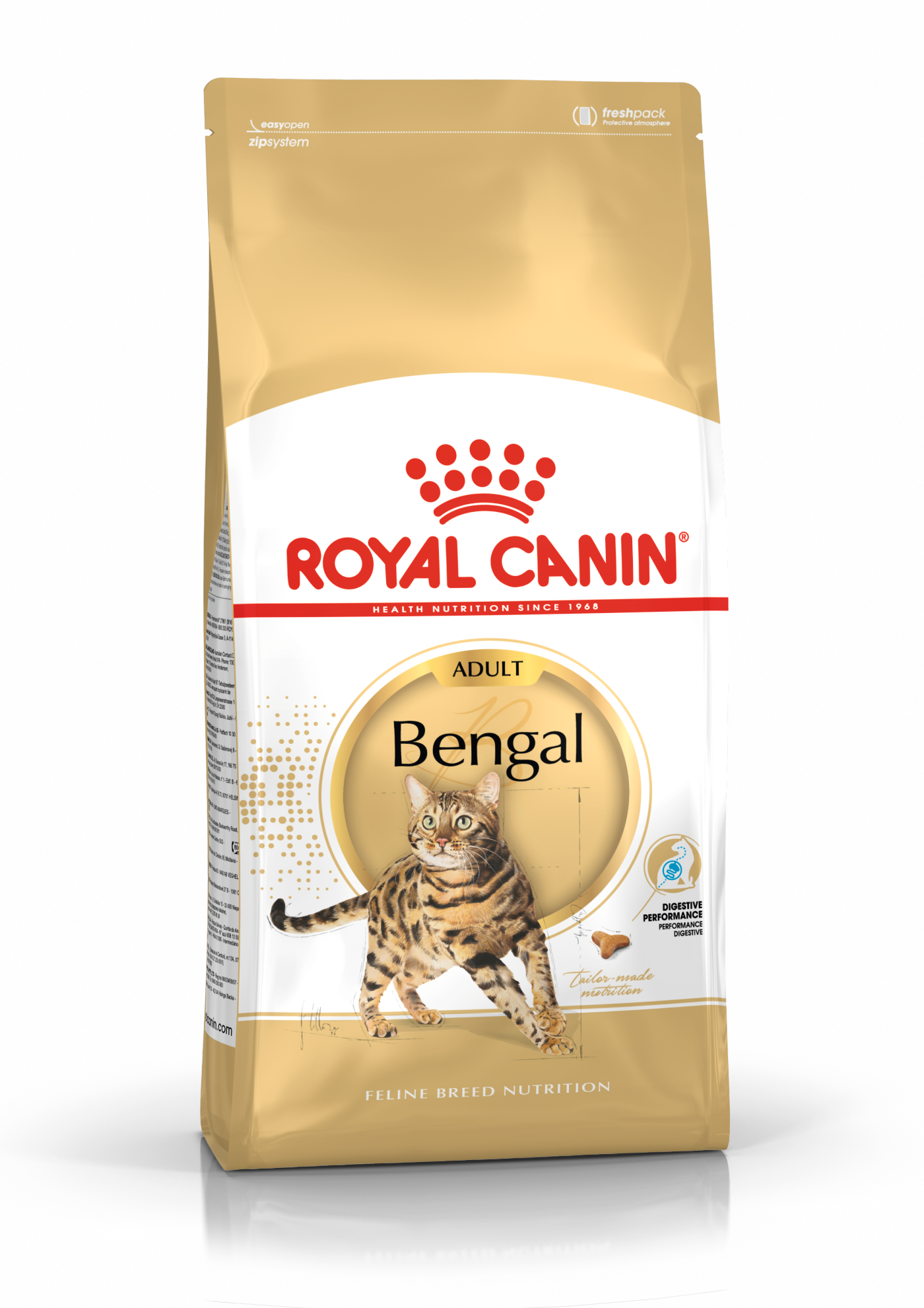 Royal Canin Feline Breed Nutrition Bengal Adult 10kg - Professional package for adult Bengal cats from 12 months