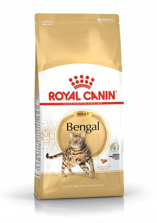 Royal Canin Feline Breed Nutrition Bengal Adult 10kg - Professional package for adult Bengal cats from 12 months