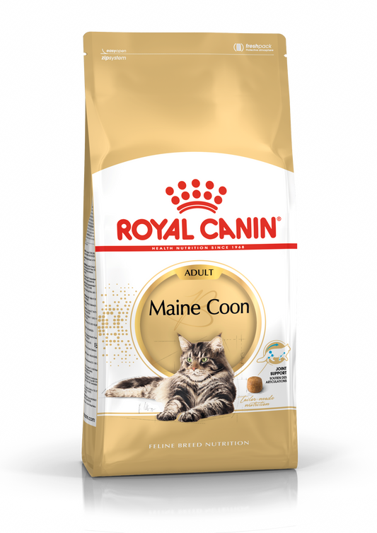 Royal Canin Feline Breed Nutrition Maine Coon Adult 10kg - Professional package for adult Maine Coon cats from 15 months