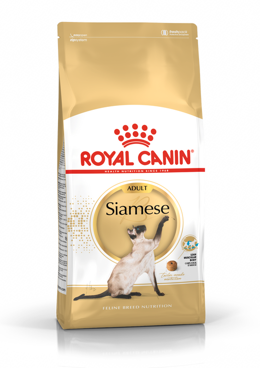 Royal Canin Feline Breed Nutrition Siamese Adult 10kg - Professional package for adult Siamese cats from 12 months