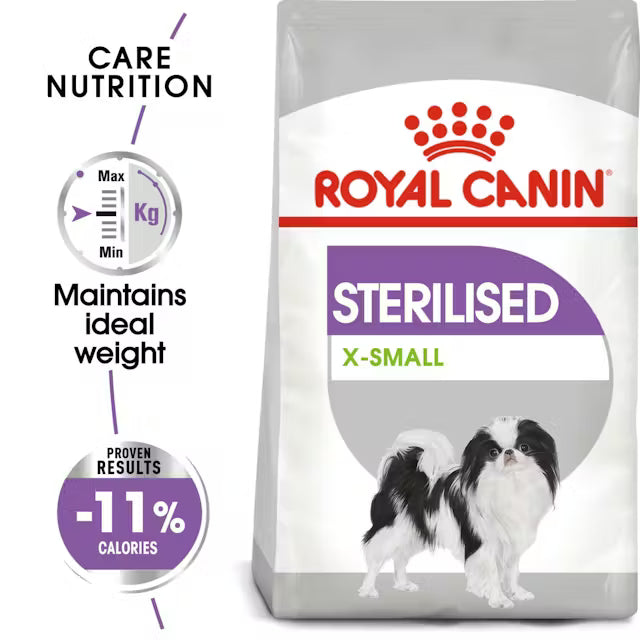 ROYAL CANIN X-Small Sterilised - Sausas Pašaras Kastruotiems Šunims