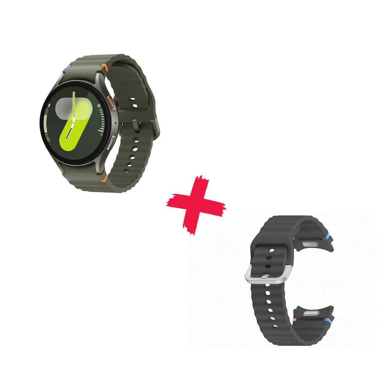 Samsung Galaxy Watch 7 44mm žalias - Wear OS 4, Super AMOLED, 32GB