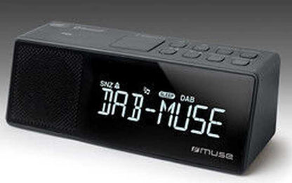 Muse Radijo Žadintuvas M-172 DBT - Juodas Bluetooth FM Žadintuvas