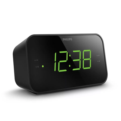 Philips Radijo Žadintuvas TAR3306/12 - Juodas Kompaktiškas FM Žadintuvas