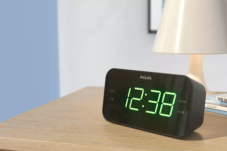 Philips Radijo Žadintuvas TAR3306/12 - Juodas Kompaktiškas FM Žadintuvas