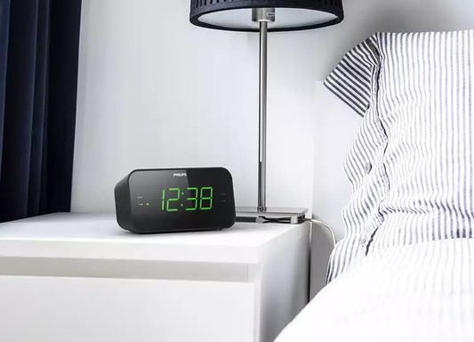 Philips Radijo Žadintuvas TAR3306/12 - Juodas Kompaktiškas FM Žadintuvas