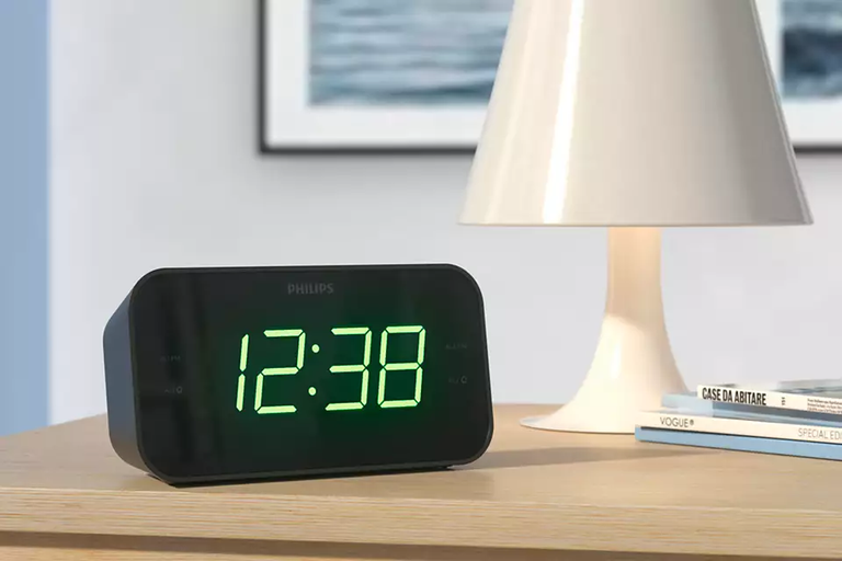 Philips Radijo Žadintuvas TAR3306/12 - Juodas Kompaktiškas FM Žadintuvas
