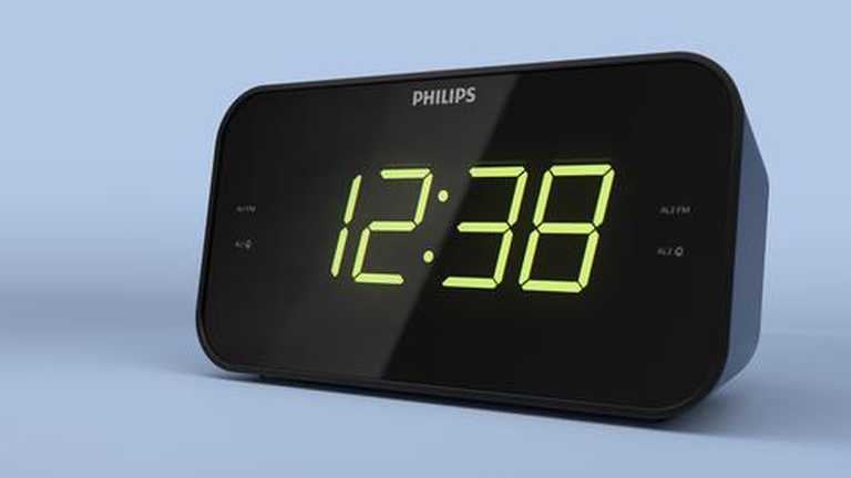 Philips Radijo Žadintuvas TAR3306/12 - Juodas Kompaktiškas FM Žadintuvas