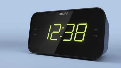 Philips Radijo Žadintuvas TAR3306/12 - Juodas Kompaktiškas FM Žadintuvas