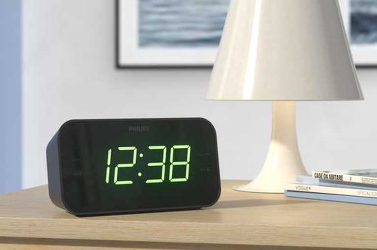 Philips Radijo Žadintuvas TAR3306/12 - Juodas Kompaktiškas FM Žadintuvas