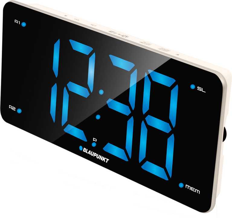 Blaupunkt Radijo Žadintuvas CR15WH - Baltas Premium FM Žadintuvas