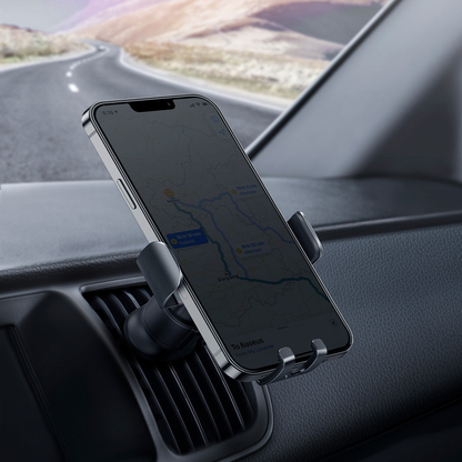 Baseus Automobilinis Telefono Laikiklis Metal Age II - 4.7-6.7" Juoda/Raudona