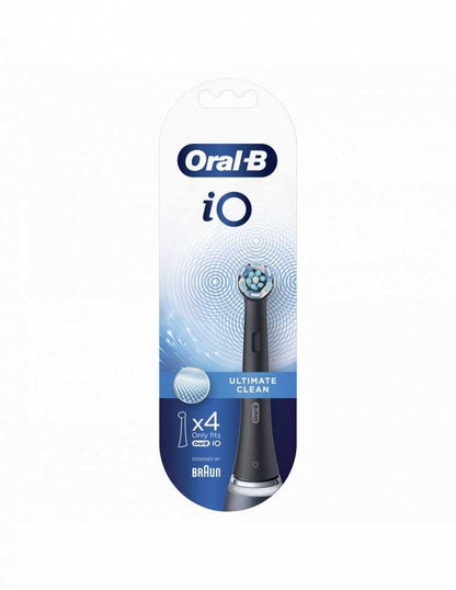 Oral-B Ultimate Clean Dantų Šepetėlio Galvutės - Juodos 4 vnt.