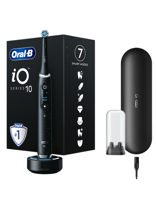 Oral-B iO Series 10 Elektrinis Dantų Šepetėlis - Juodas Ultimate Premium