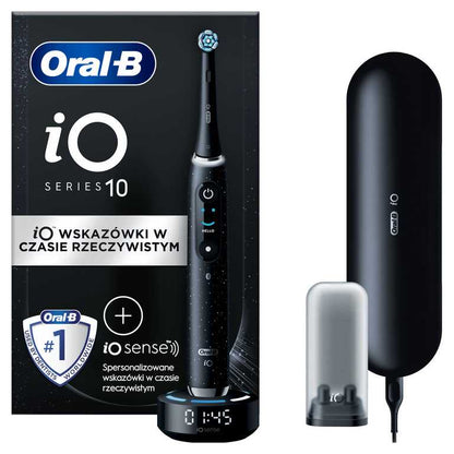 Oral-B iO Series 10 Elektrinis Dantų Šepetėlis - Juodas Ultimate Premium