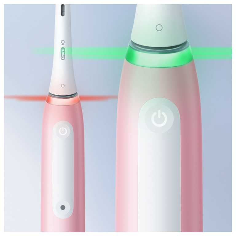 Braun Oral-B iO Series 3 Elektrinis Dantų Šepetėlis - Rožinė Smart