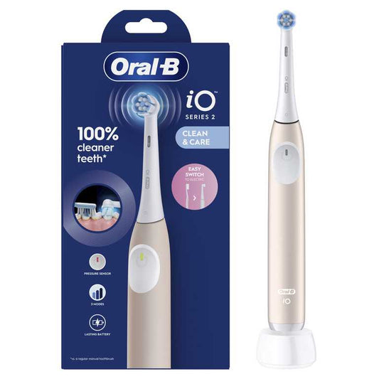 Oral-B iO2 Elektrinis Dantų Šepetėlis Calm Pink - Rožinė Smart Entry