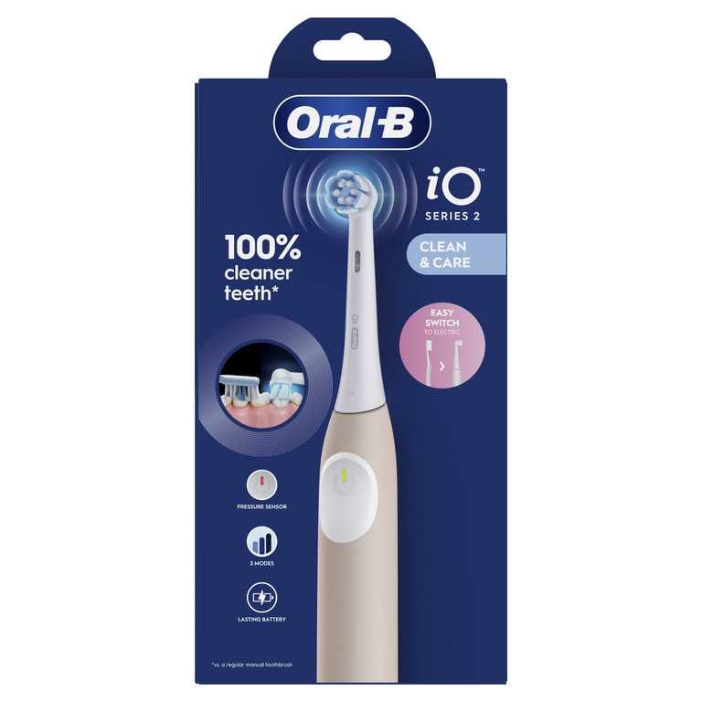 Oral-B iO2 Elektrinis Dantų Šepetėlis Calm Pink - Rožinė Smart Entry
