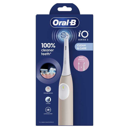 Oral-B iO2 Elektrinis Dantų Šepetėlis Calm Pink - Rožinė Smart Entry