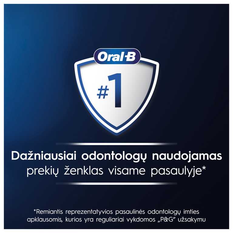 Oral-B Vitality Pro Elektrinis Dantų Šepetėlis - Žydras Ekonomiškas