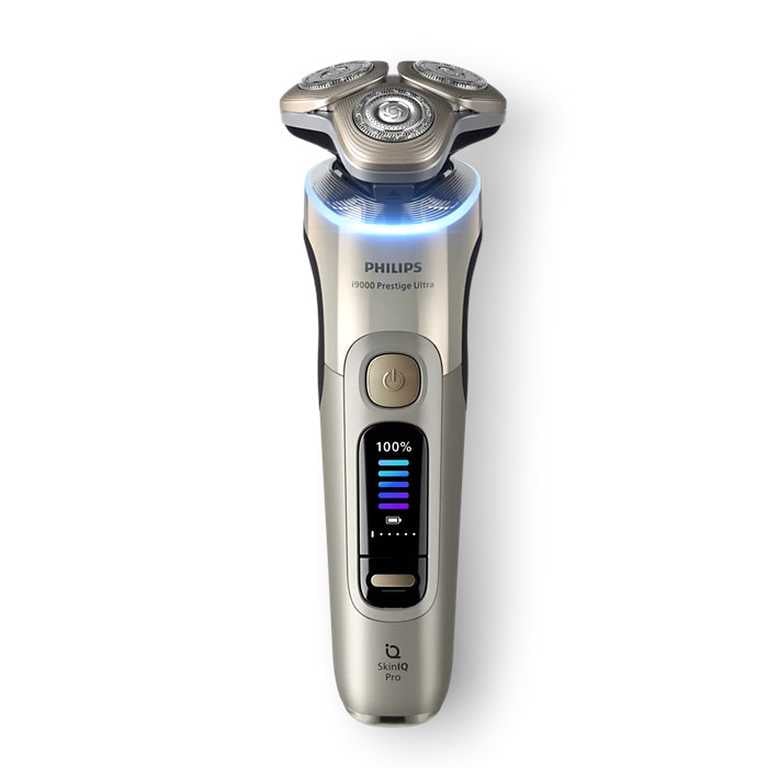 Philips i9000 Prestige Ultra Barzdaskutė XP9403/31 - Aukso/Balta Li-Ion Premium