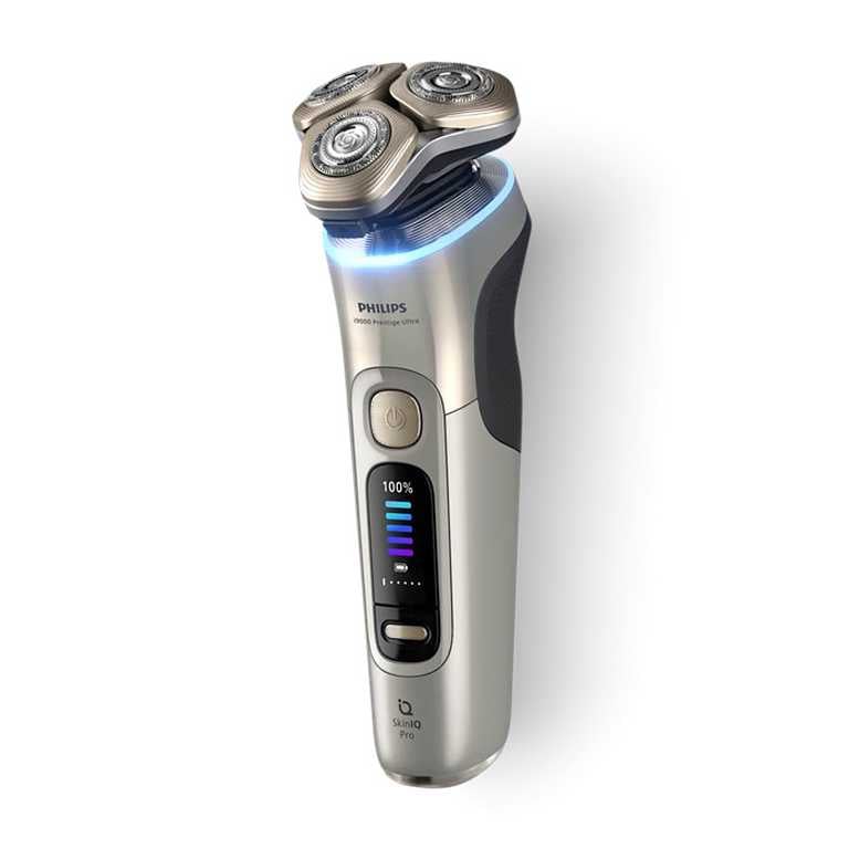 Philips i9000 Prestige Ultra Barzdaskutė XP9403/31 - Aukso/Balta Li-Ion Premium