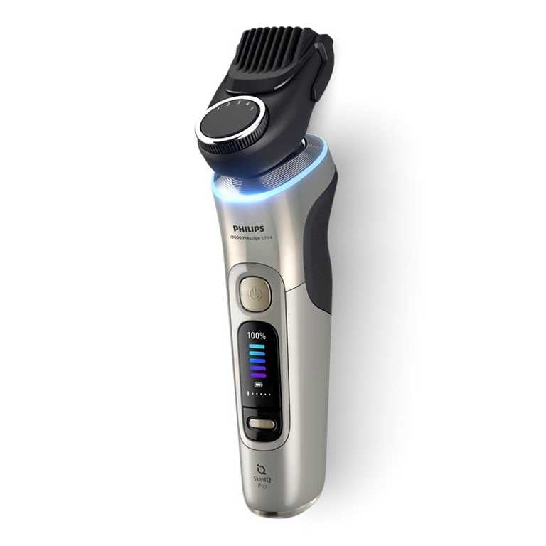 Philips i9000 Prestige Ultra Barzdaskutė XP9403/31 - Aukso/Balta Li-Ion Premium